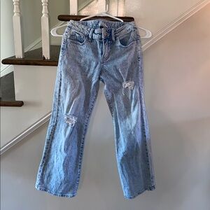 Girls Distressed Denim Jeans